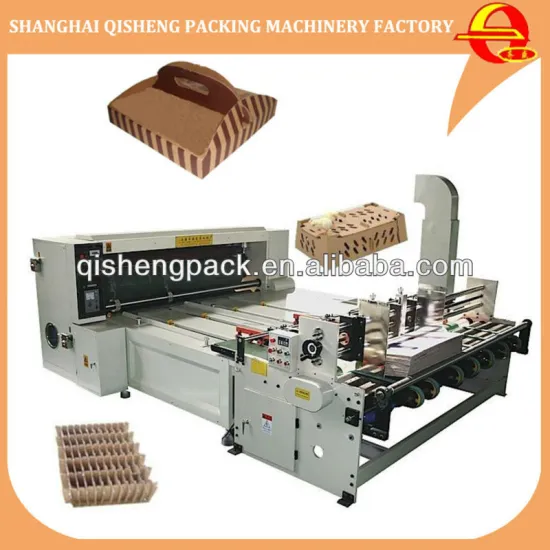 Automatic rotary die cutter machine corrugated carton box machine