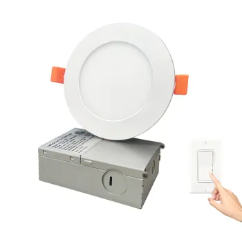 4 Inch 9W Aluminum Recessed Slim LED Panel Light - 3CCT