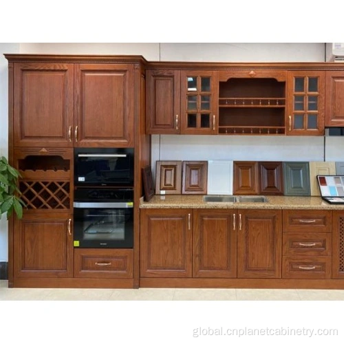 China Luxury Shaker Style Solid Wood Kitchen Cabinet Design Manufactory ...