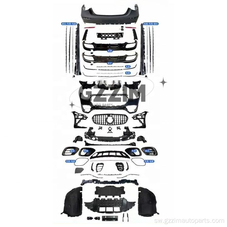 Uboreshaji wa W223 kwa AMG S63 Facelift BodyKit