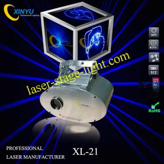 Xl-21 New Design Mini Ellipse Blue Graphic Laser Light With Sd Card For Disco,pub,bar