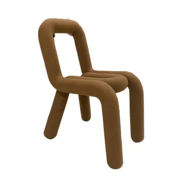 Modern Elegant Bold Velvet Dining Chairs - Italian Shaped Chair