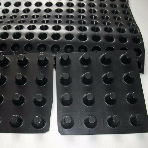  Plastic flat net Composite Drainage Waterproof Dimple HDPE Draining Board Manufactory