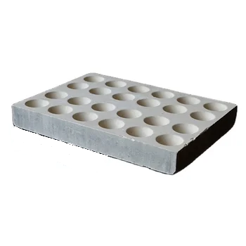 Cupel Ceramic Magnesium Oxide Magnesite Cupel for Gold and Silver Assaying