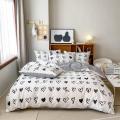 Cotton Sateen Hotel Home Bed Sheets Bedding Set