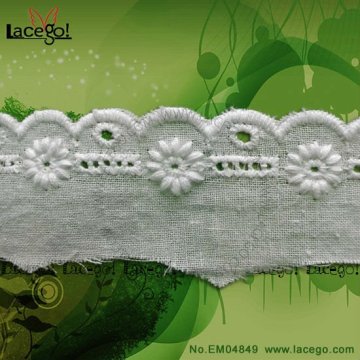 New Designs Of Cotton Fancy Embroidered Laces