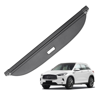 Custom Carbon Fiber Interior Trim Kit for Infiniti QX50 with Retractable Trunk Cargo Cover