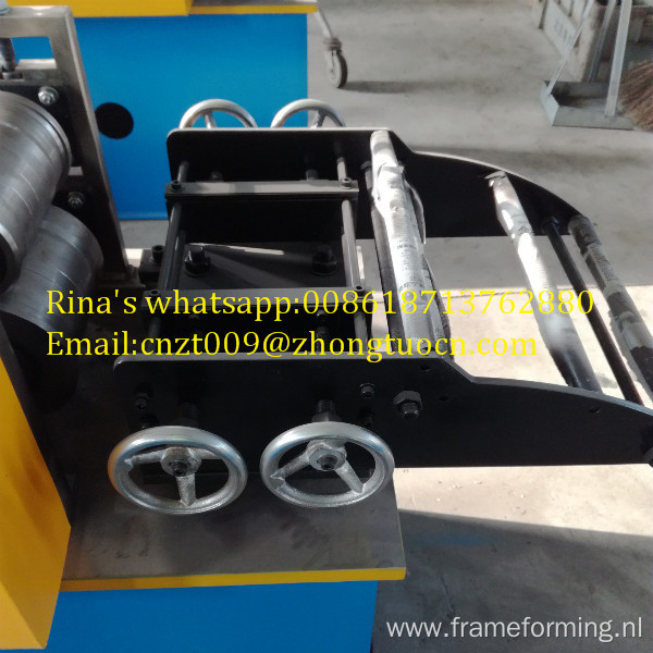 metal roller shutter door guide rails roll forming machine