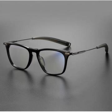 TR Material de titanio Templo Clear Designer Gafas