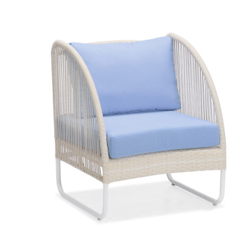 Rope Outdoor Sofa Wicker Patio Đồ nội thất Sofa