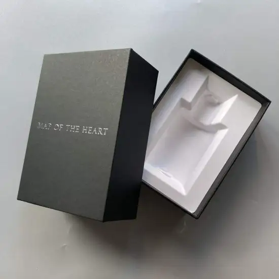 Custom Printing Black Packaging, Box with Paper Insert