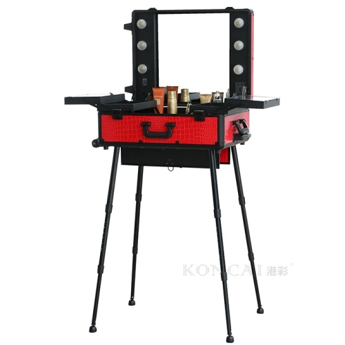 2016 Makeup Trolley Train Case with Light