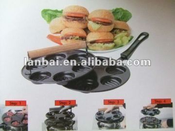 Mini Burger station with 6 cup