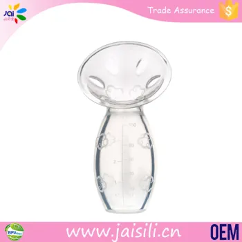 China Gold Supplier Durable Manual Baby Accessories Silicone Breast Pump