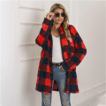 Women`s Fleece Plaid Jacket