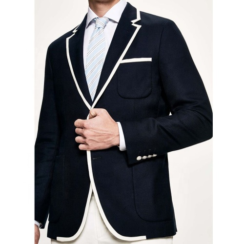 Slim Preppy Style Blazer with Latest Classic Design