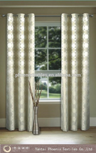 new design home decoration eyelet curtains