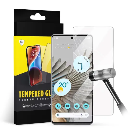 Free Sample: 0.33mm 2.5D 9H Tempered Glass Screen Protectors for Google Pixel 8/7 Pro/6A/7A