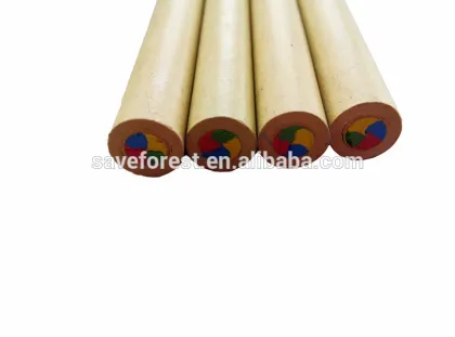 Corporate eco-friendly paper multi colored lead pencil