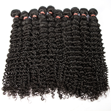 GS Wholesale: Virgin Brazilian Hair Bundles สำหรับผู้หญิงผิวดำที่มีการปิดลูกไม้ลูกไม้หยิก