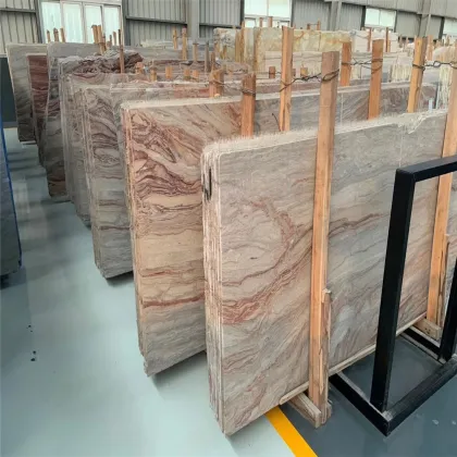 Monika Monica Red Marble Large Slabs Unique Style