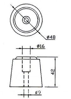 Rubber Parts,Rubber Buffer,Rubber Buffer Stop 