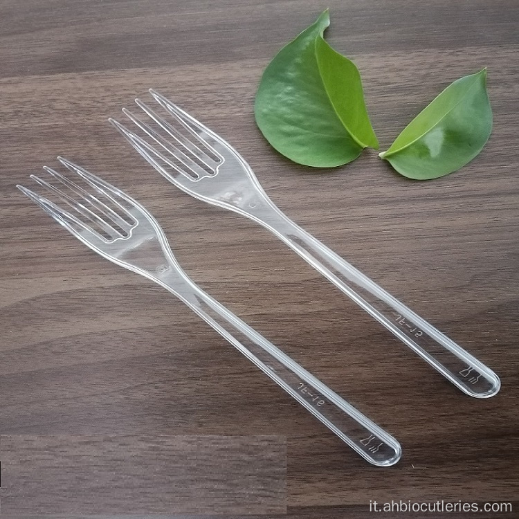 Forks di plastica usa e getta del marchio OEM posate in polistirene