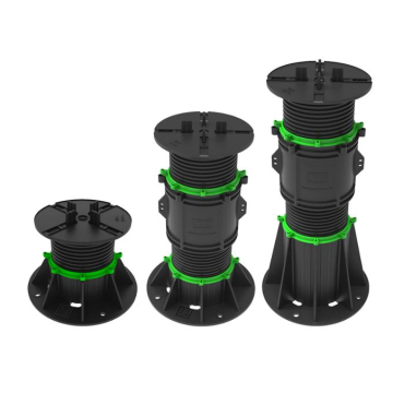 adjustable plastic deck pedestal for flooring decking