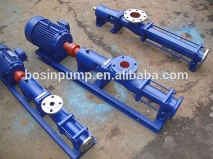 Factory single screw maritime sewage cutter screw pump