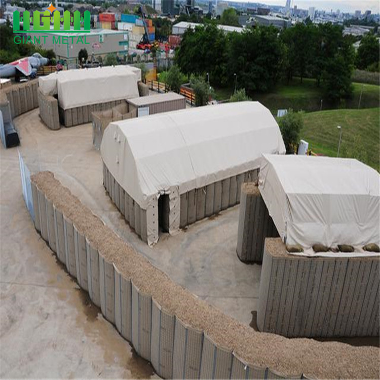 Gabions Application Galvanized Iron Wire Hesco Barrier