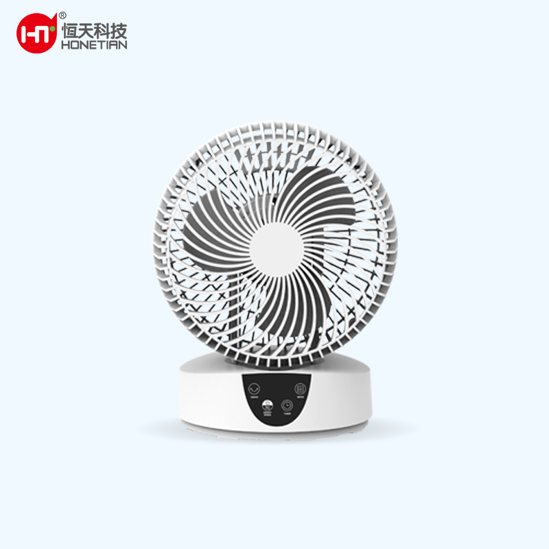HONETIAN remote control LED display 3speeds 4 modes 9 timer 8 inches AC air circulator indoor plastics custom colors table fan