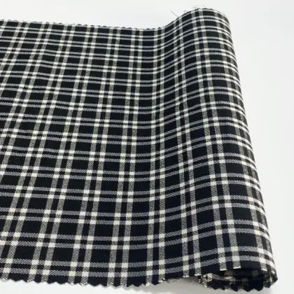 Wholesale check Lenzing yarn bengaline fabric importer