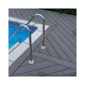 Outdoor Wood-Plastic Composite Flooring with 3D Embossing