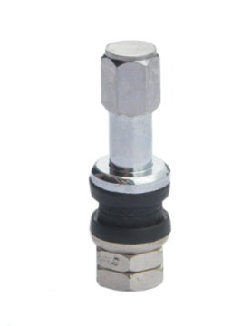 High-Pressure Flush Mount Chrome Schrade Tire Valve Stems TR43E