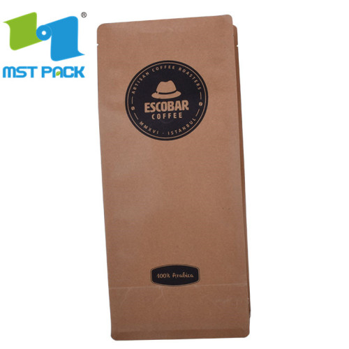 Plat Bottom Food Packag Ziplock Bag met ritssluiting