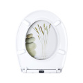 Duroplast Toilet Seat Soft Close in white-stone pattern