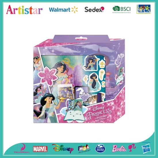 DISNEY PRINCESS SUPER diary gift set