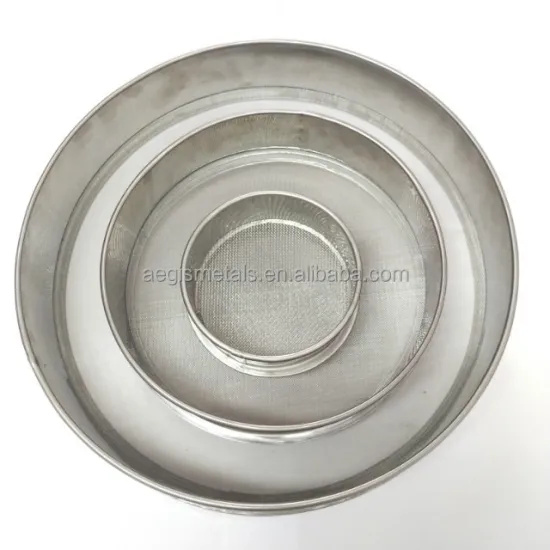 24 Inch 316 Stainless Steel Soil Testing Sieve 40-100 Mesh