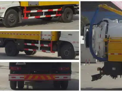Dongfeng Sewer Cleaning Vacuum Tank Sucking Truck