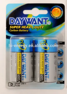 metal jacket R20P D size primary battery d size r20p battery 1.5v