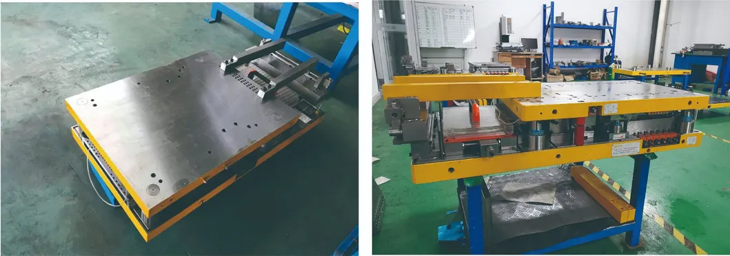 高速スタンピングダイシャーリングマシンフィンプレスのフィンモールドダイ