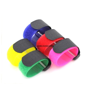 Customized Nylon Hook And Loop Band With Buckle