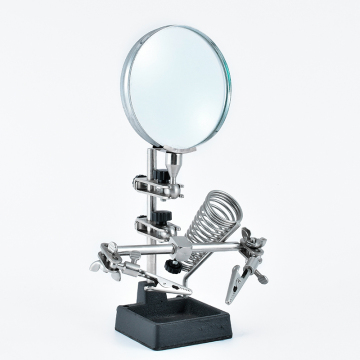 High Quality 3x/5x Helping Hand Stand Magnifier Sale for Soldering and Cell Phone Repair