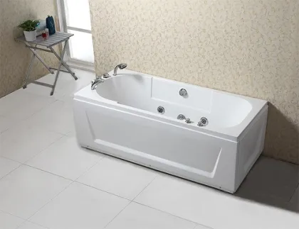 Oxygen Infused Water Acryli Cheap Massage SPA Bathtub Corner Design