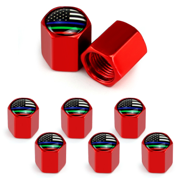 Aluminum Alloy Valve Caps for Car Tire Rim Stem Covers