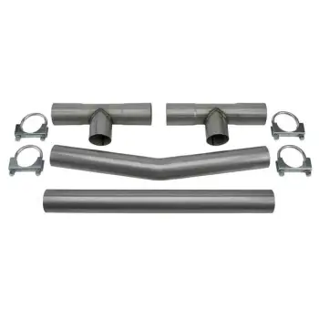 Universal Stainless Steel Dual Exhaust H-Pipe Balance Tube Kit