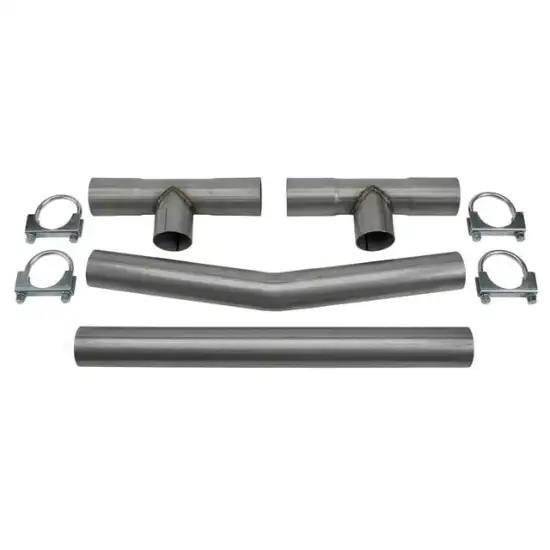 Universal Stainless Steel Dual Exhaust H-Pipe Balance Tube Kit
