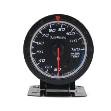 60MM Car Water Temperature Gauge with Sensor: 20-120 Celsius Meter and Lighting Car Gauge