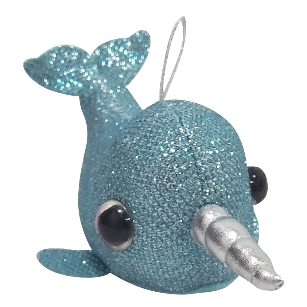 3d Narwhal Christmas Hanging Ornament Decoration