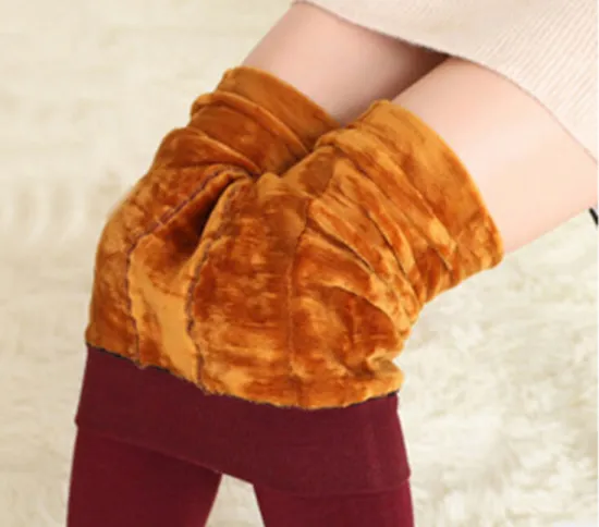 Long stretch fleece legging for winter